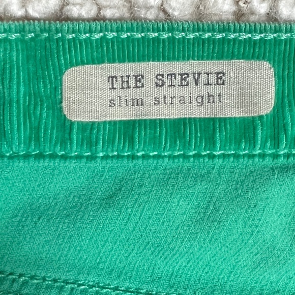 AG The Stevie Slim Straight Corduroy Jeans 28R - Picture 2 of 4